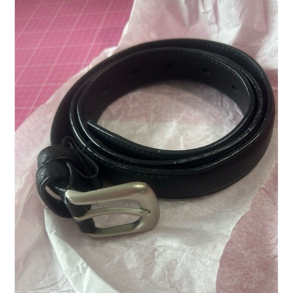 Black Belt with Metal Hardware